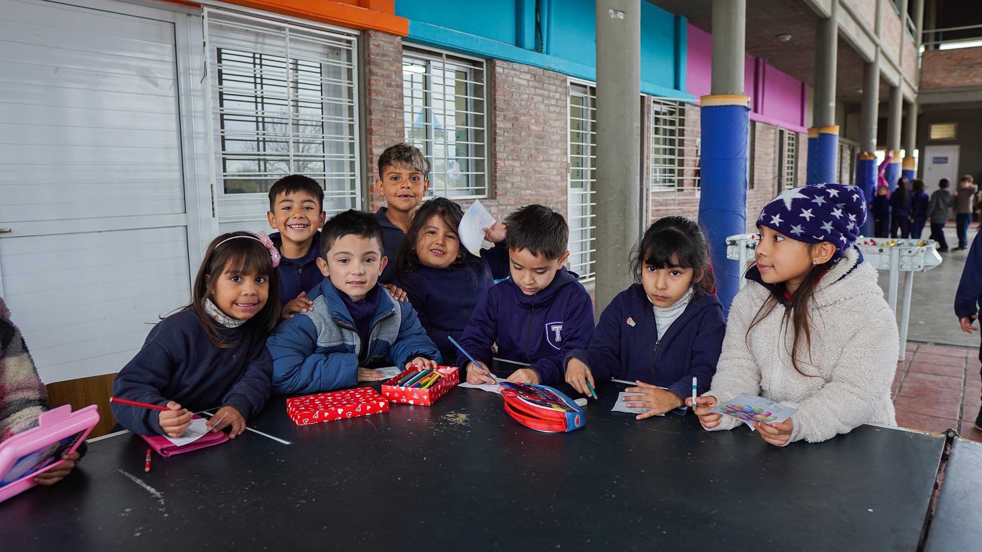 Estudiantes del Colegio Tesla